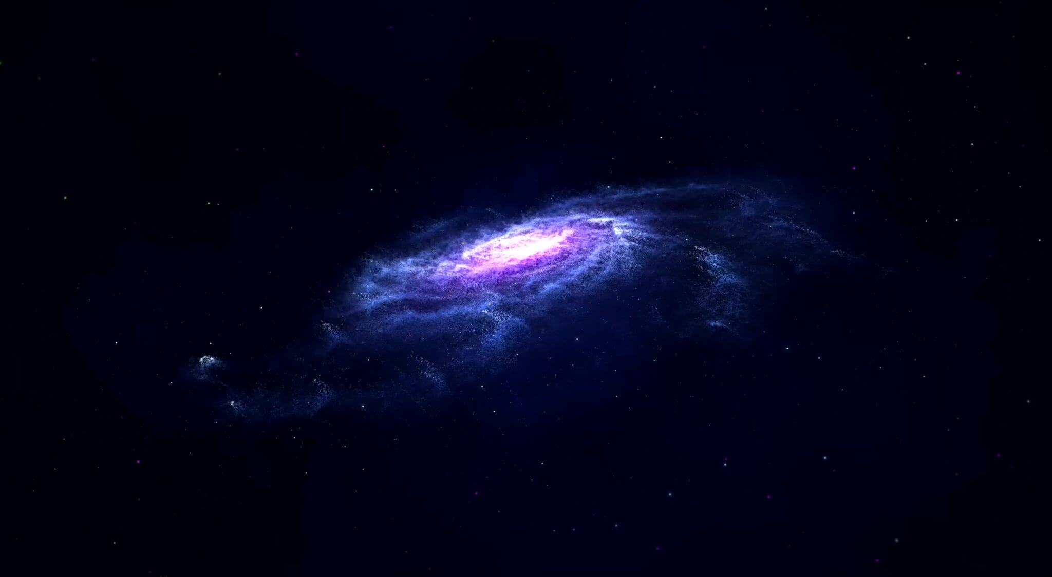 Обратное формирование галактик.
